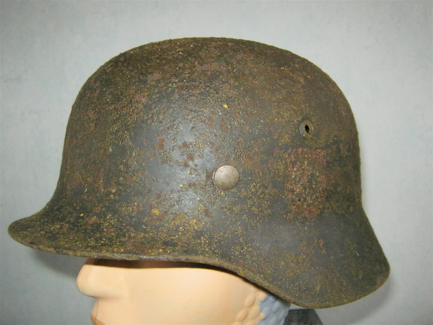 WW2 German M35 SS Helmet, Poltava